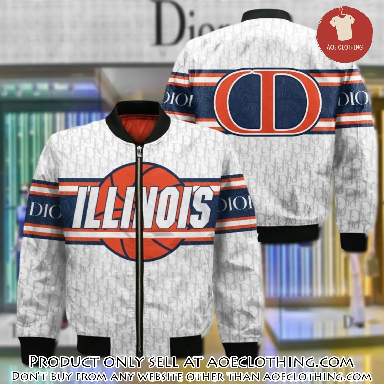 Dior nba illinois jacket luxury clothing clothes outfit for men aoe0922221